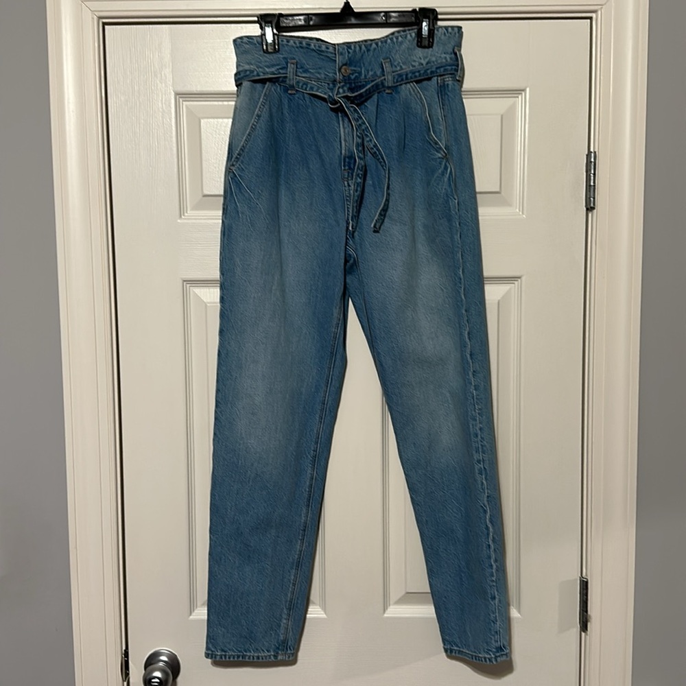 American Eagle Blue Denim Mom Jeans